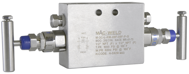 Mac-Weld, Manifold 3 Valve